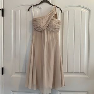 Nude Bridesmaid Dress